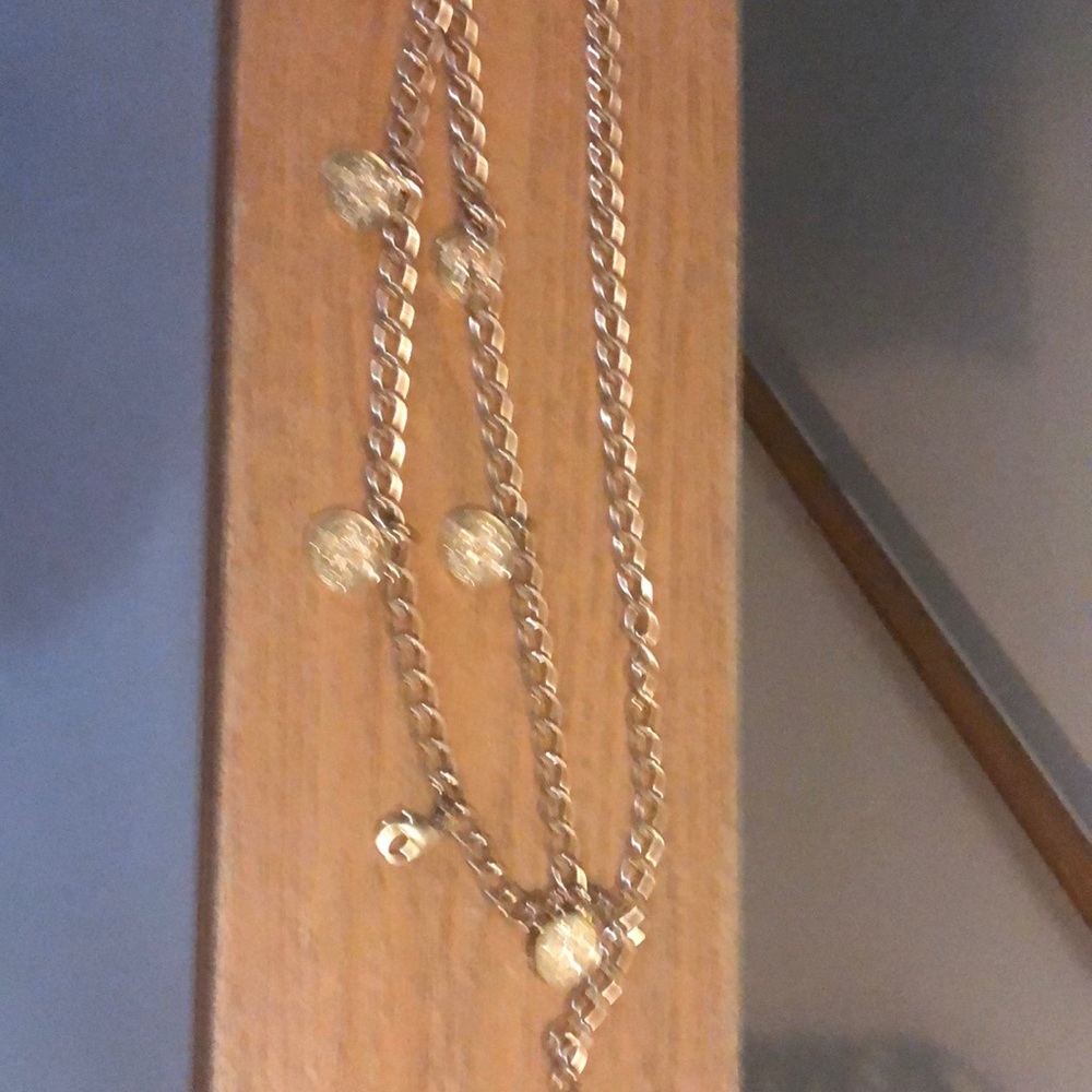 Gold coin chain belt